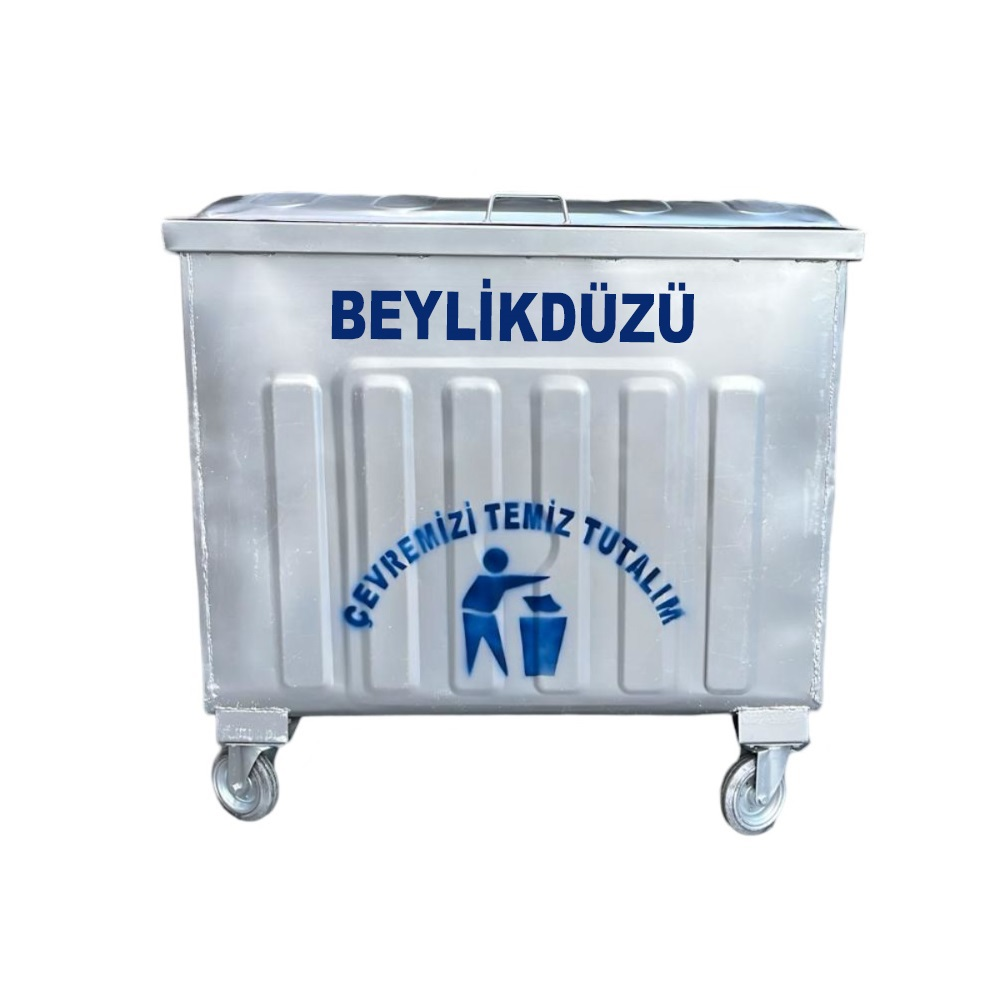 Beylikdüzü 800 Litre Metal Çöp Konteyneri